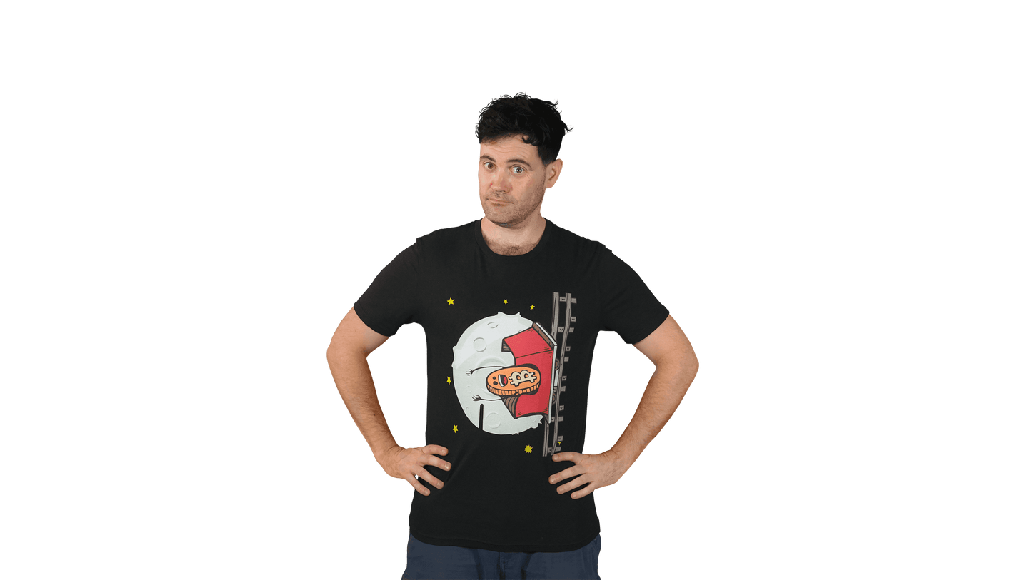 Bitcoin Roller Black T-Shirt