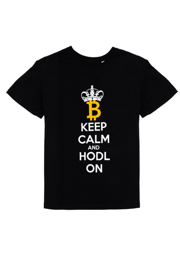 Keep Calm & Hodl Black T-Shirt